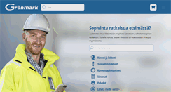 Desktop Screenshot of gronmark.fi