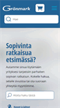 Mobile Screenshot of gronmark.fi